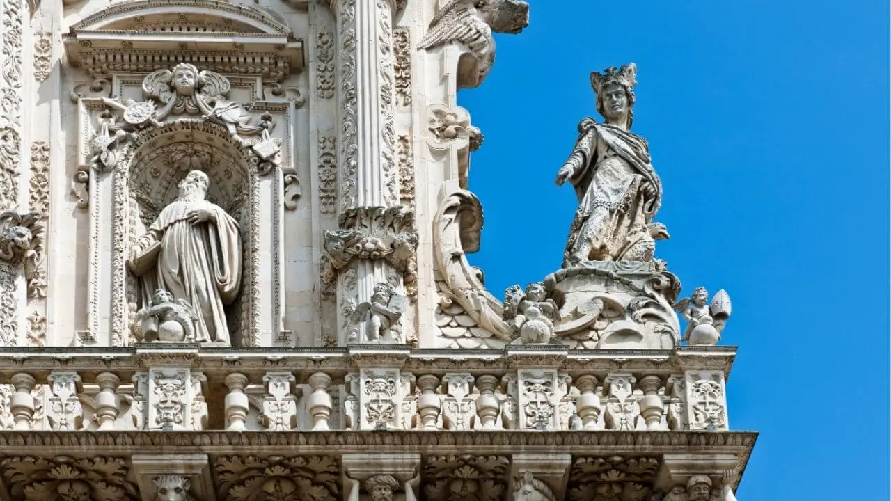 Architecture of a Lecce church